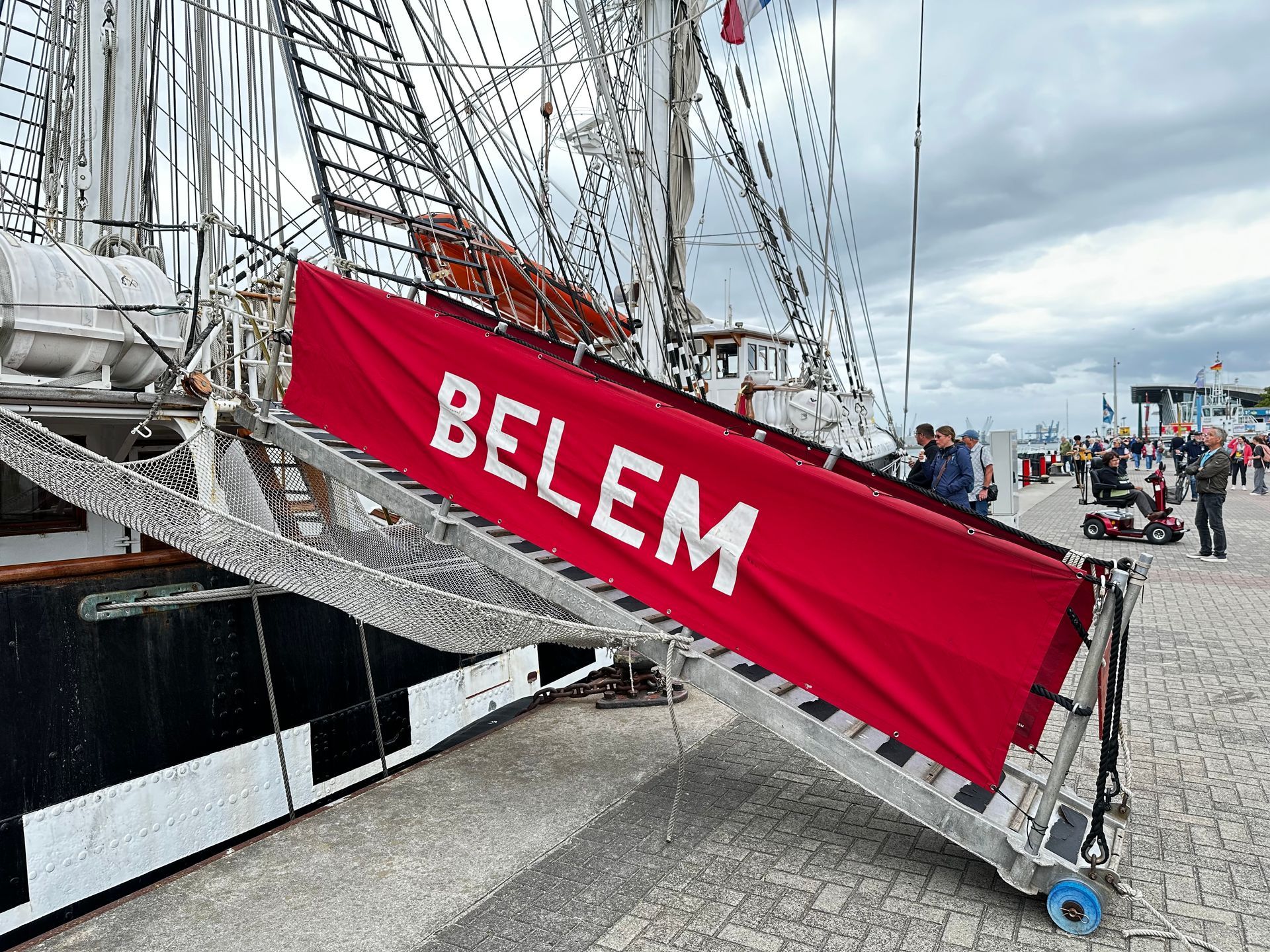 Bienvenue BELEM auf der Hanse Sail  2025 in Rostock