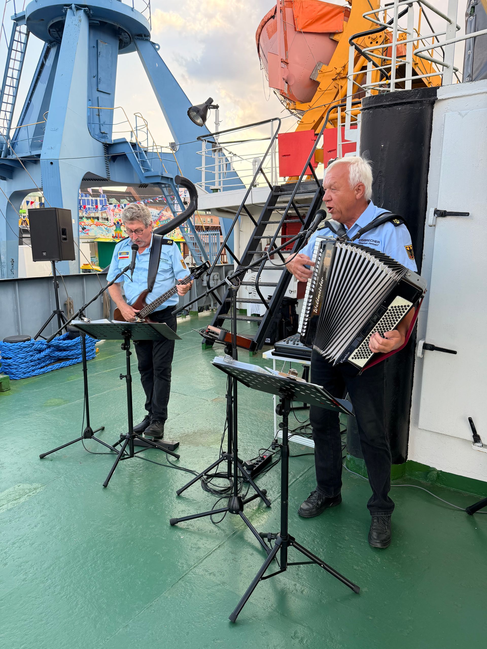 Hanse Sail Crew-Empfang auf dem Eisbrecher STEPHAN JANTZEN