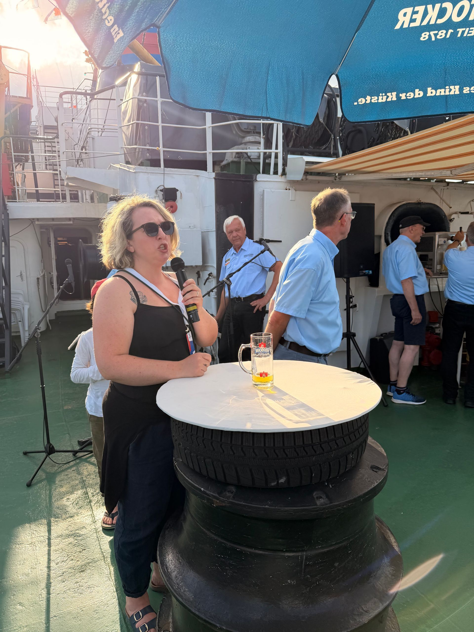 Hanse Sail Crew-Empfang auf dem Eisbrecher STEPHAN JANTZEN
