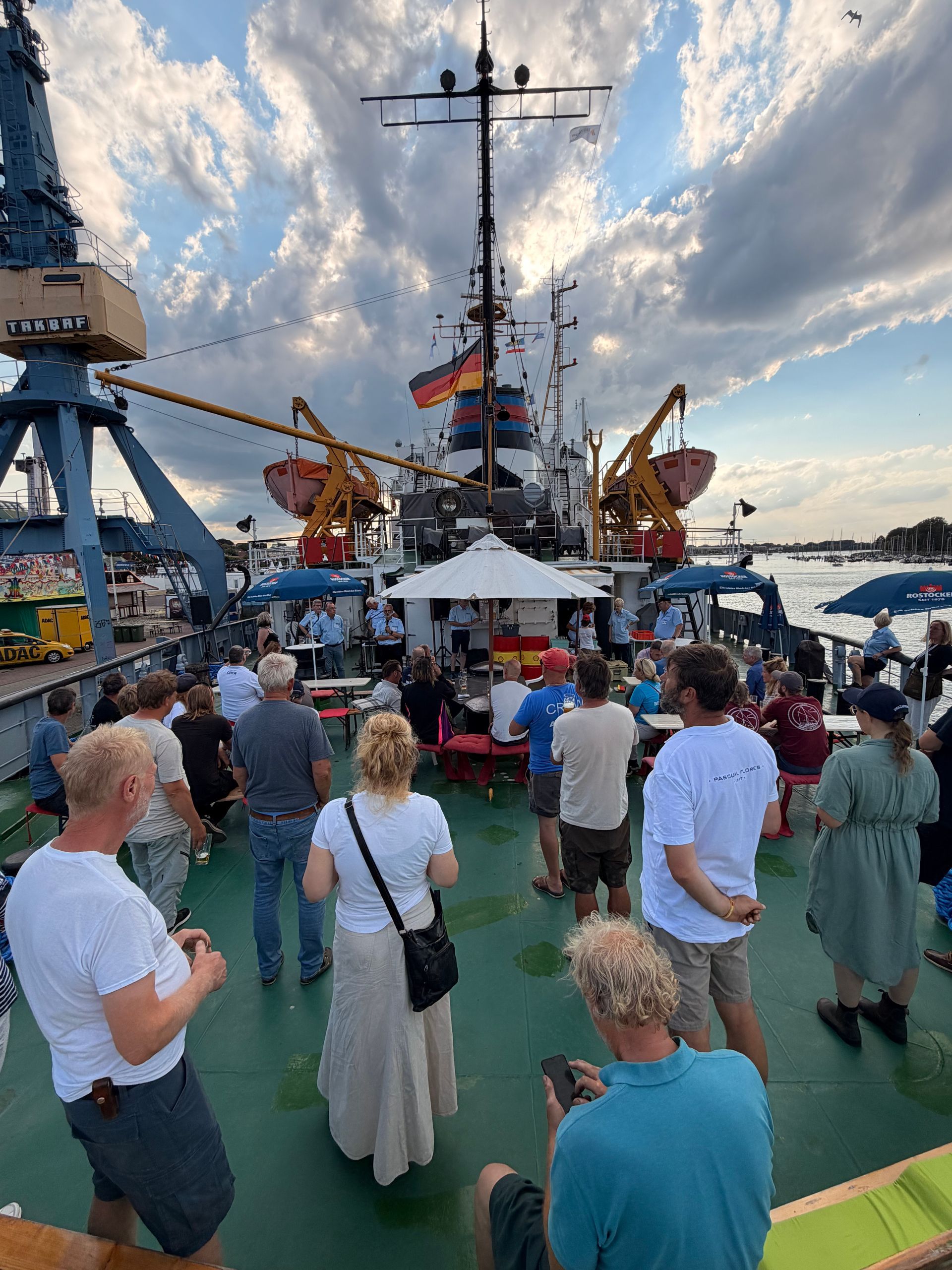 Hanse Sail Crew-Empfang auf dem Eisbrecher STEPHAN JANTZEN