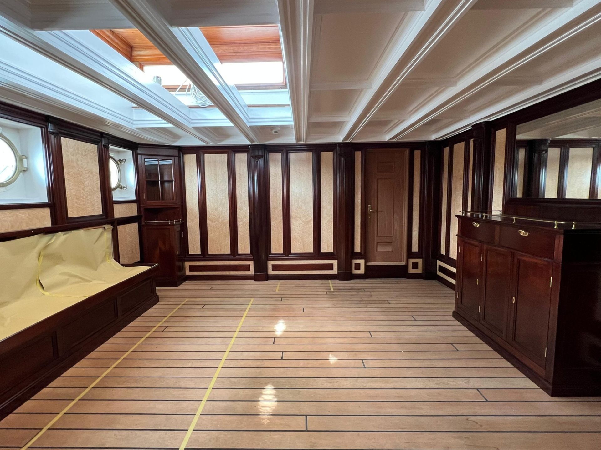 Innenansicht von einem Segelschiff