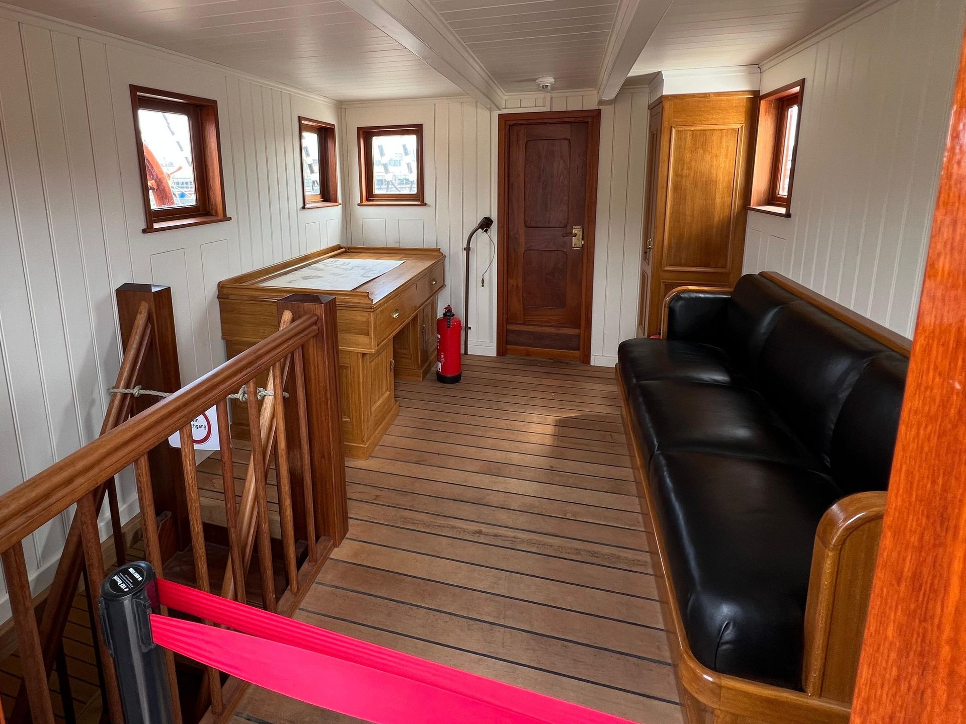 Innenansicht von einem Segelschiff