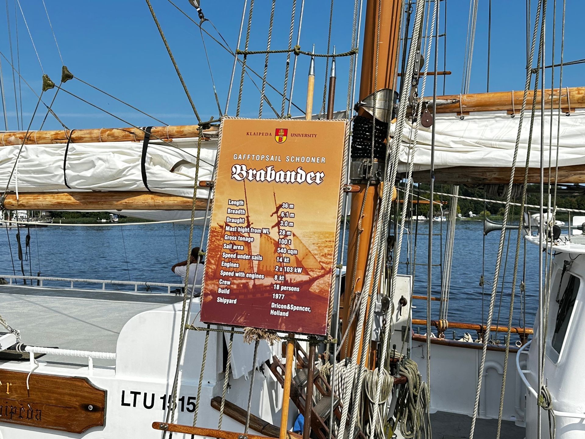 Schoner Brabander auf der Hanse Sail