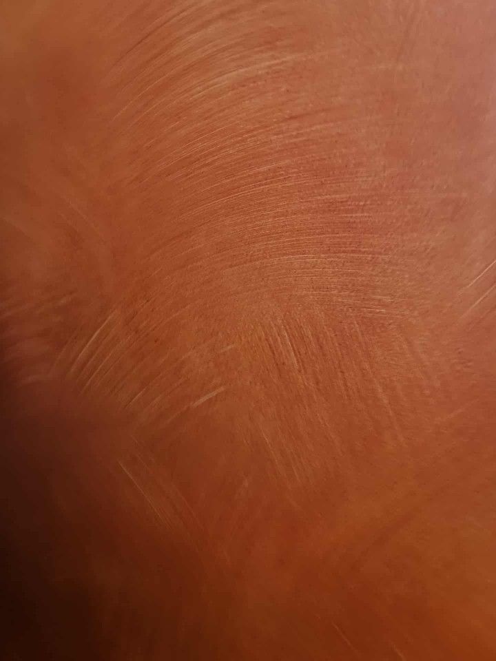 Peinture décorative orange