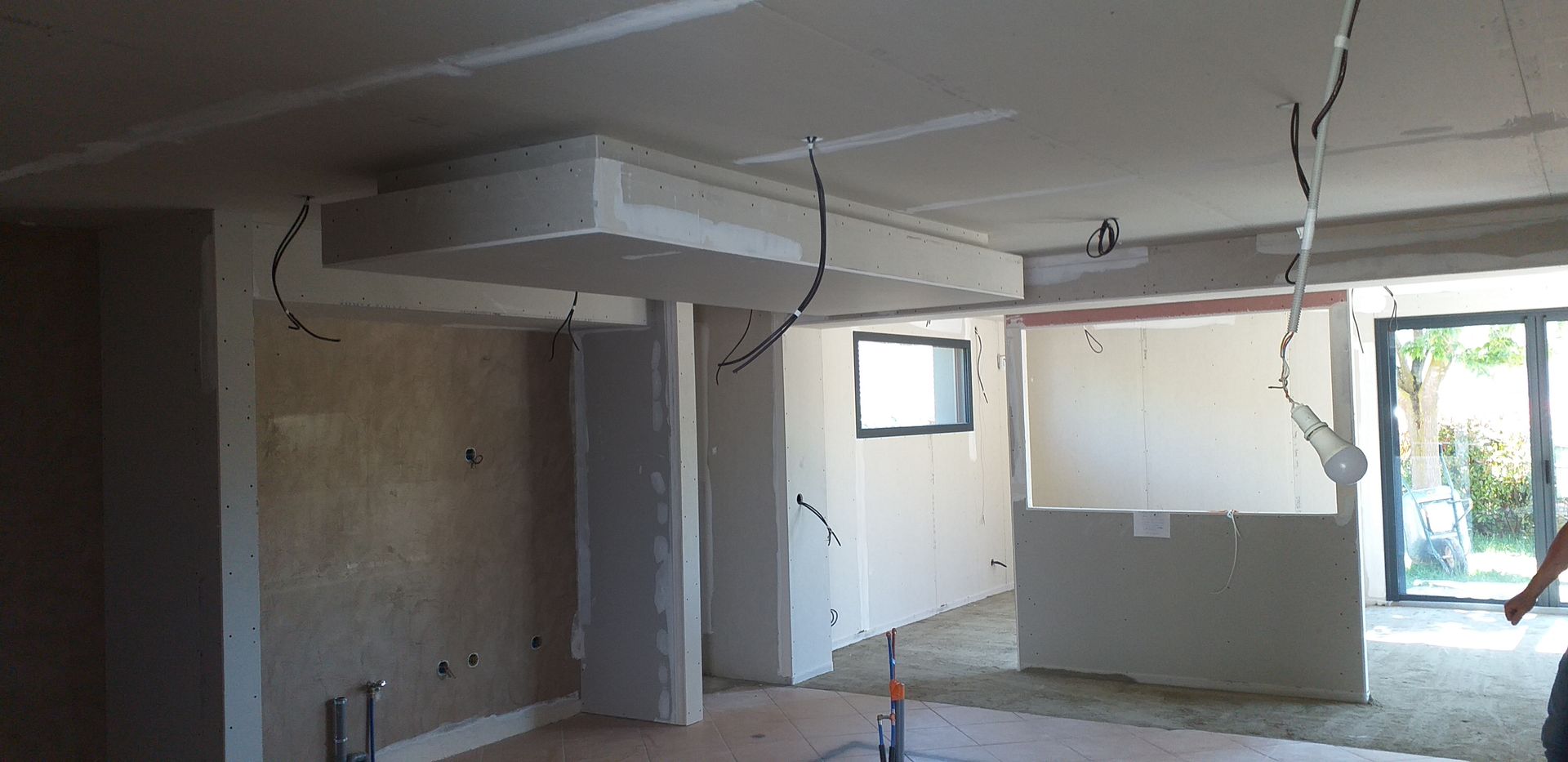 Travaux intérieur de plâtrerie