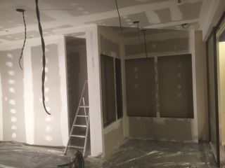 Chantier de plâtrerie