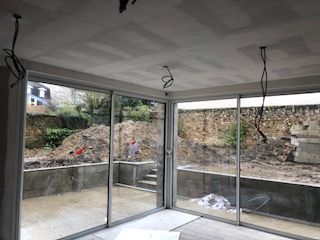 Véranda en rénovation