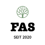 das logo für fas seit 2020 zeigt einen baum in einem kreis .