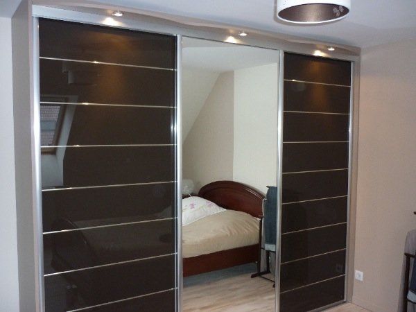 Séparation de pièces double portes