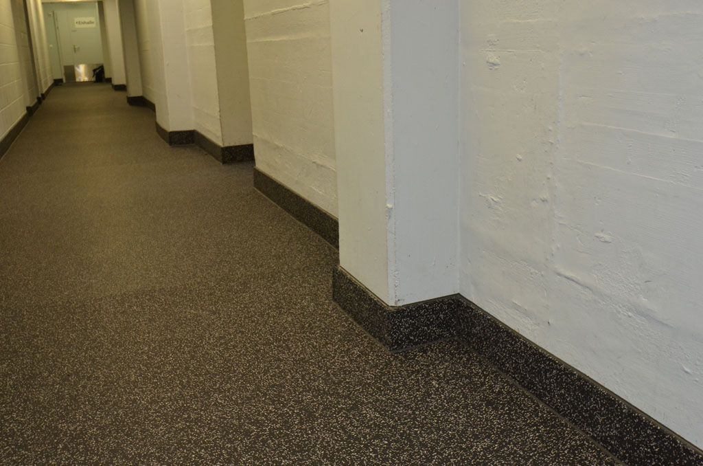 Sportbelag aus Reifen-Recycling-Gummigranulat