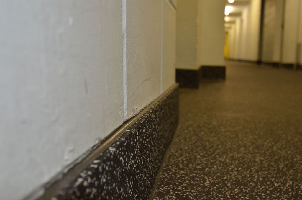 Sportbelag aus Reifen-Recycling-Gummigranulat