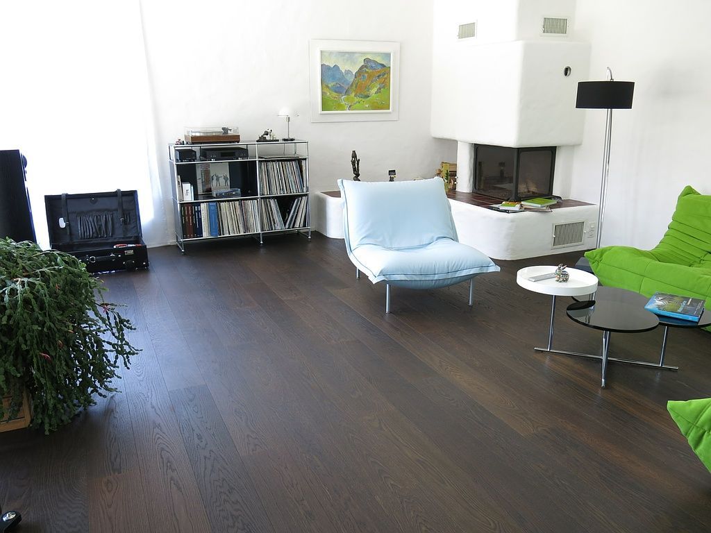 Landhausdiele Eiche geräucht und gebürstet