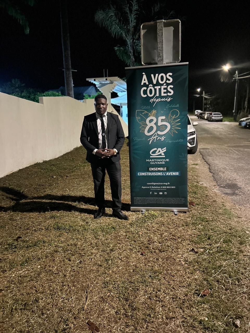 Agent de sécurité pour les 85 ans du Crédit Agricole