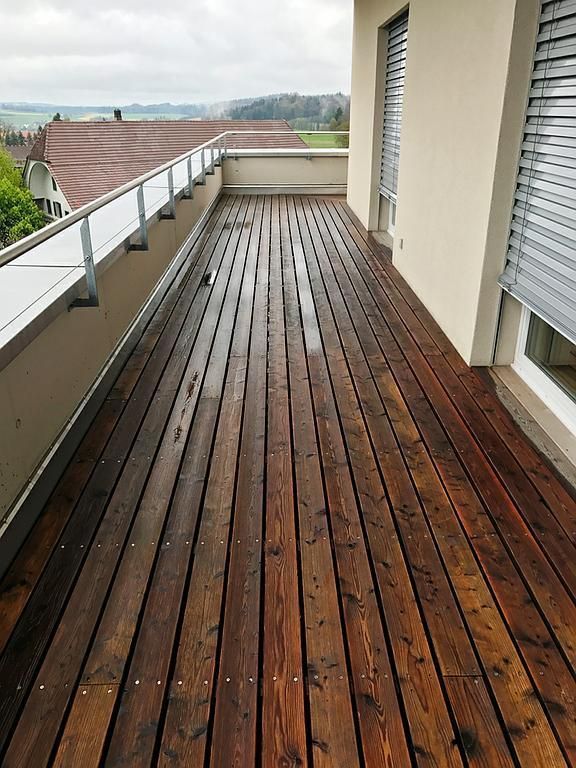 Terrassenreinigung nachher - ALPHA-Reinigungen Worb