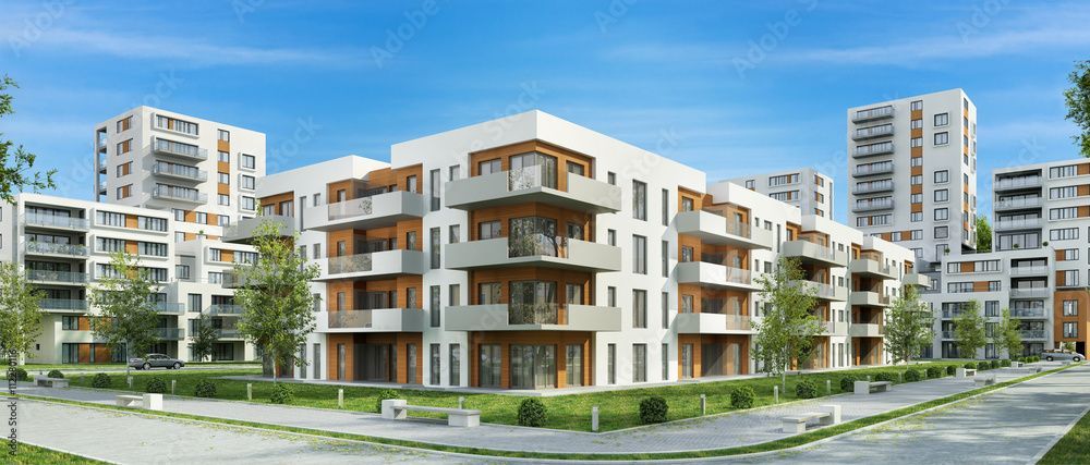 Moderne Wohngebäude
