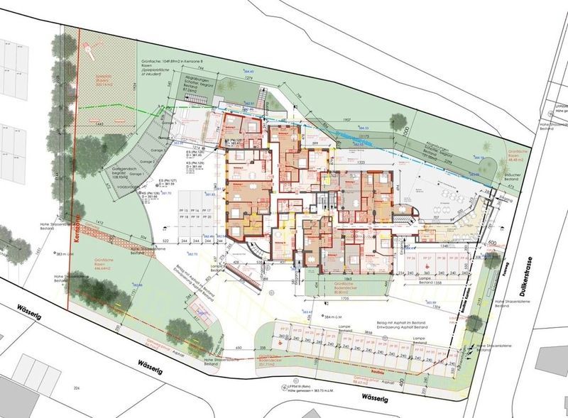 Plan eines Wohnviertels, Bild von der Rüpp Architektur GmbH
