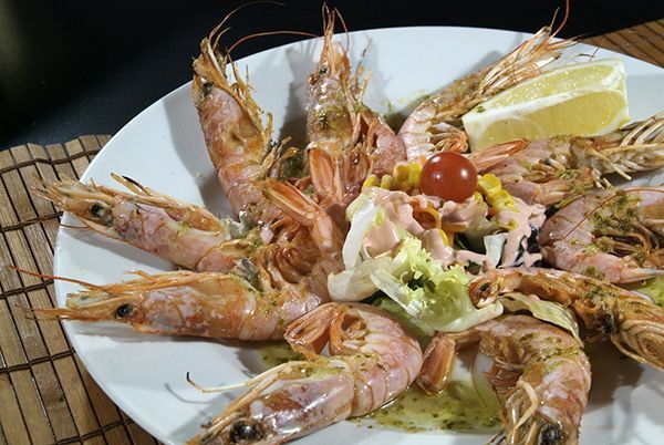 Las gambas cocidas se pueden hacer a la plancha