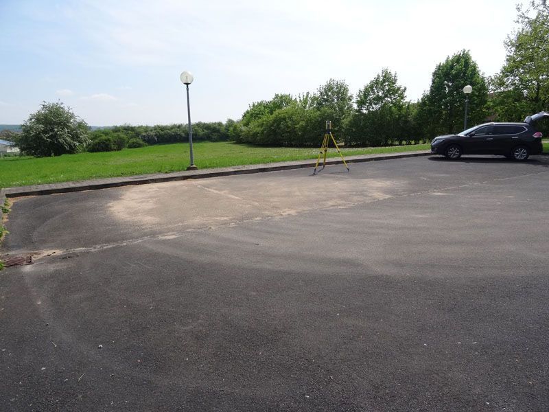 Foto Erschließungsstraße Baufeld