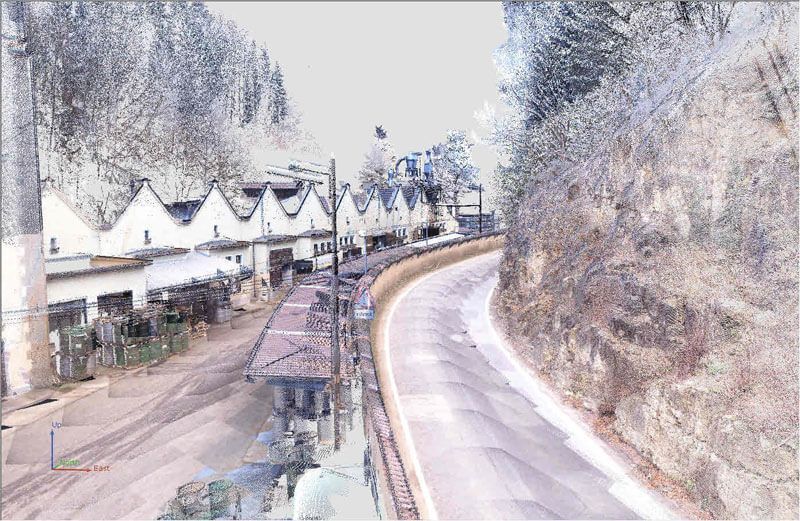 kinematisches Laserscanning der Landstraße St2162_20