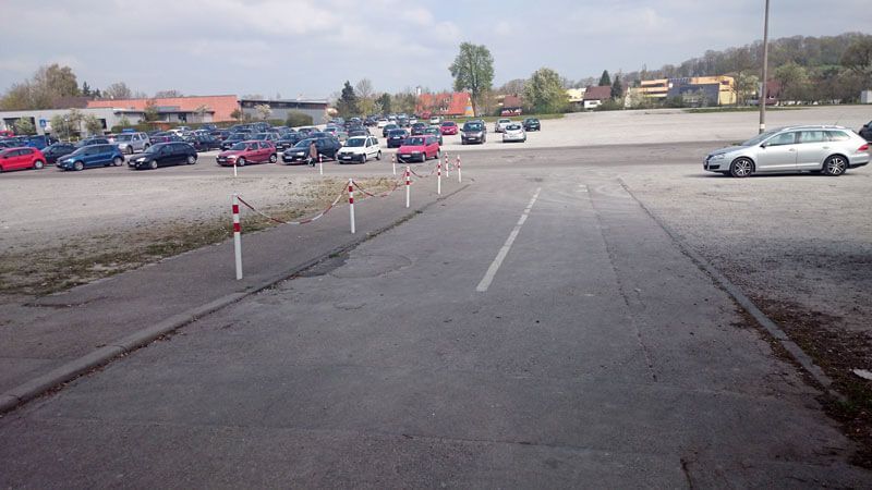 Foto für die Vermessung des Festplatzes 0687