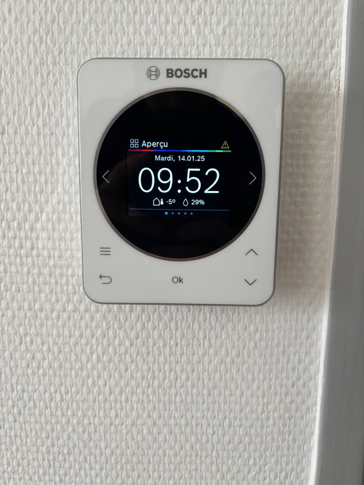 Thermostat d'ambiance - Pompe à chaleur de Bosch