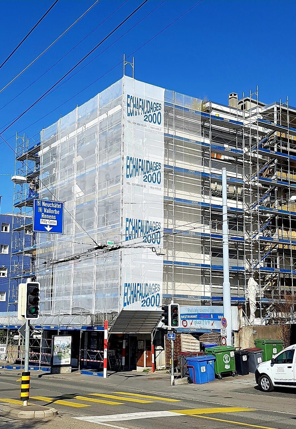 Echafaudages 2000 - Juncaj Frères SA - charge nominale