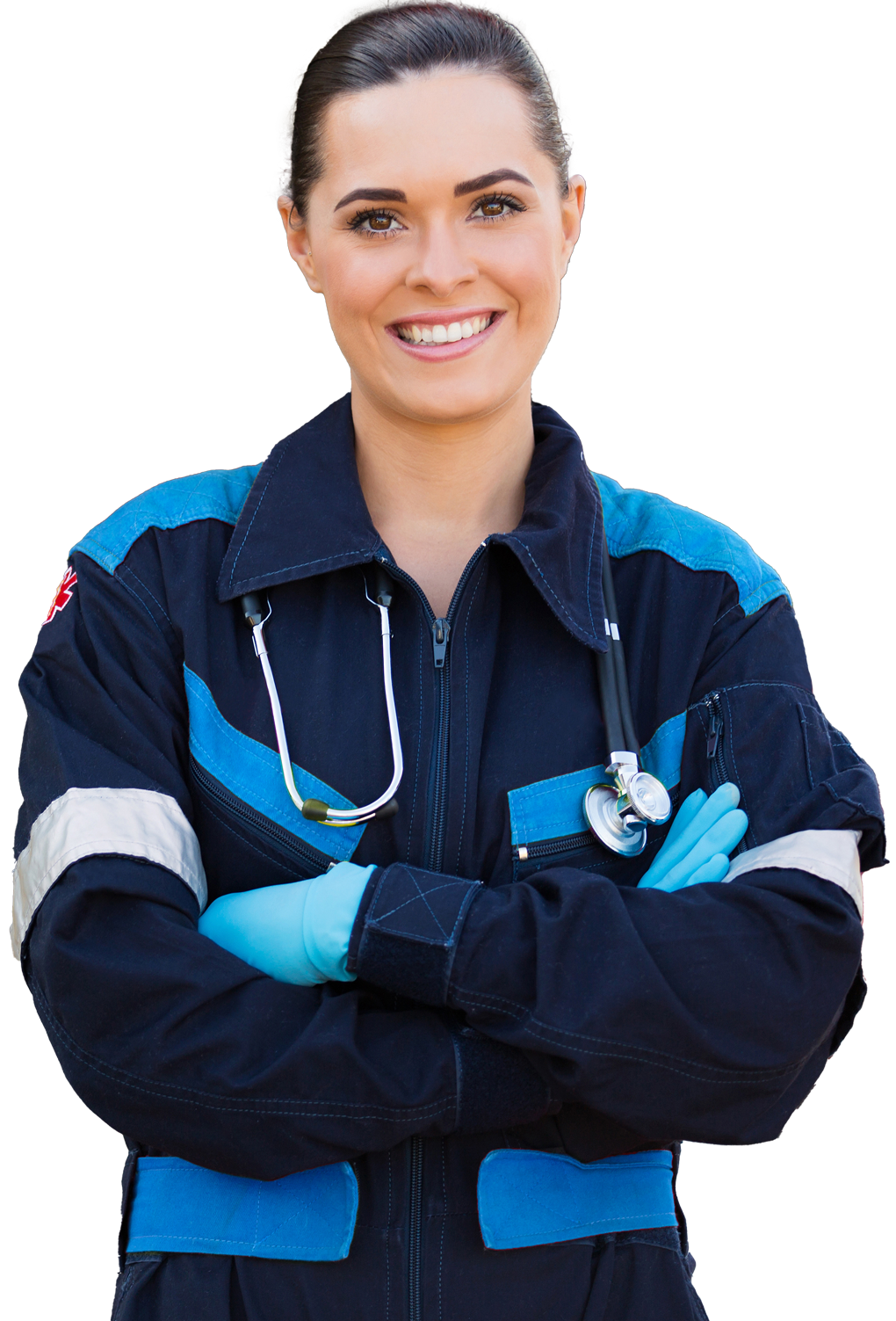 Une femme secouriste