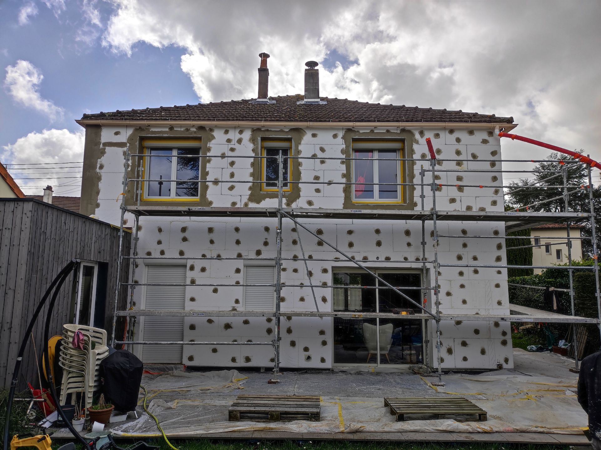 Maison avec travaux d'isolation