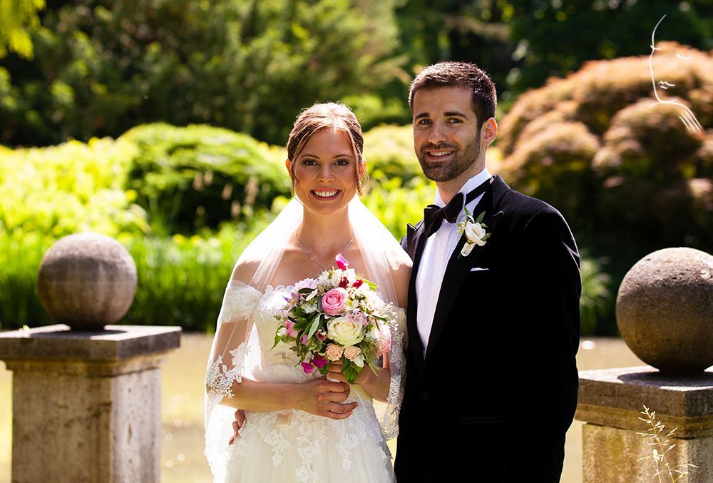 Brautpaar, Brautfrisur Braut-Make-up Piecitos & Estética