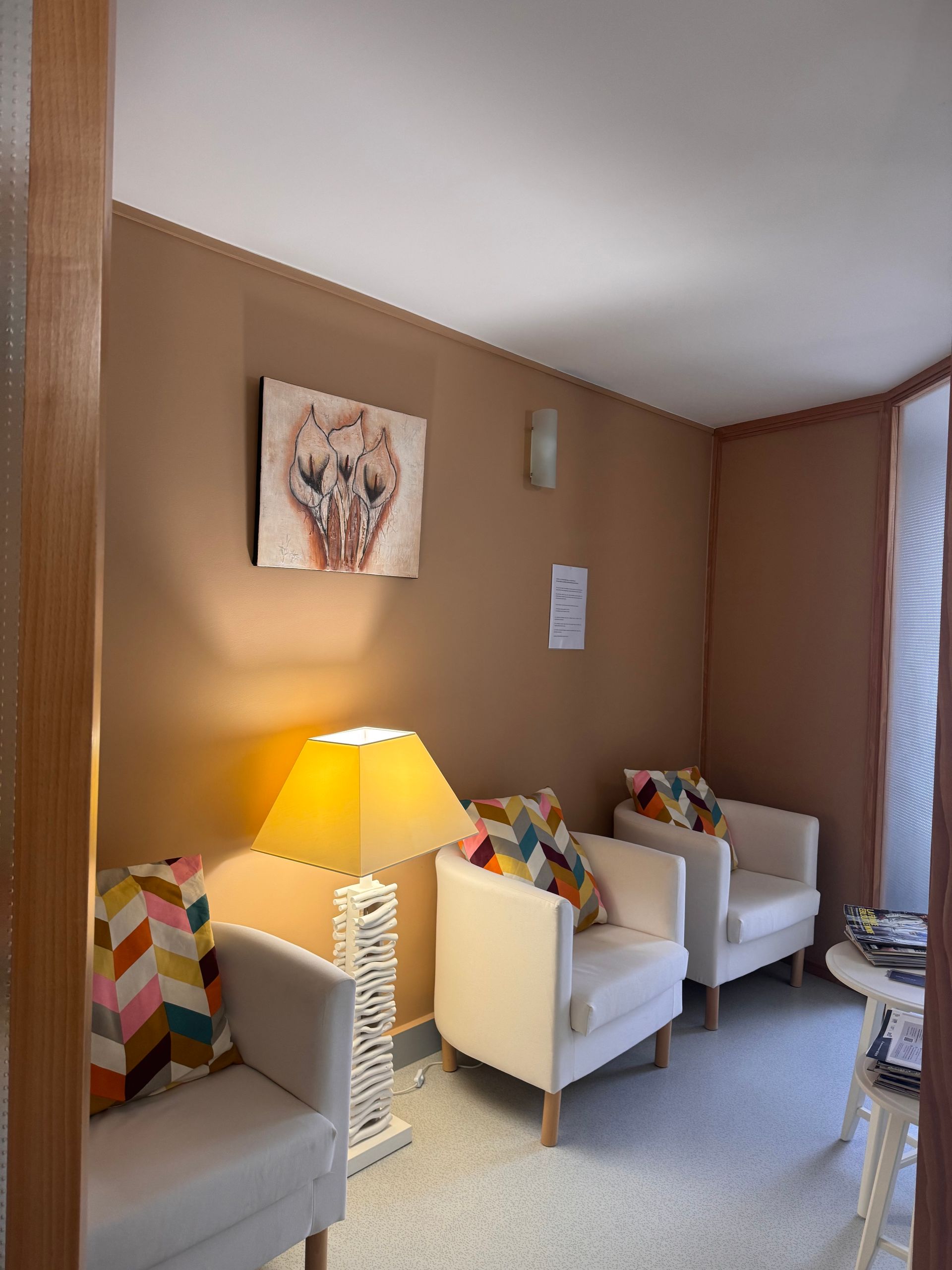 Salle d'attente du cabinet d'avocat