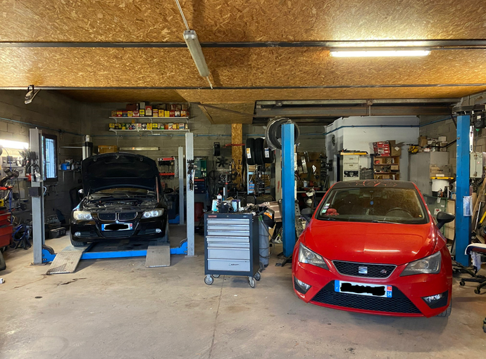 Intérieur du garage