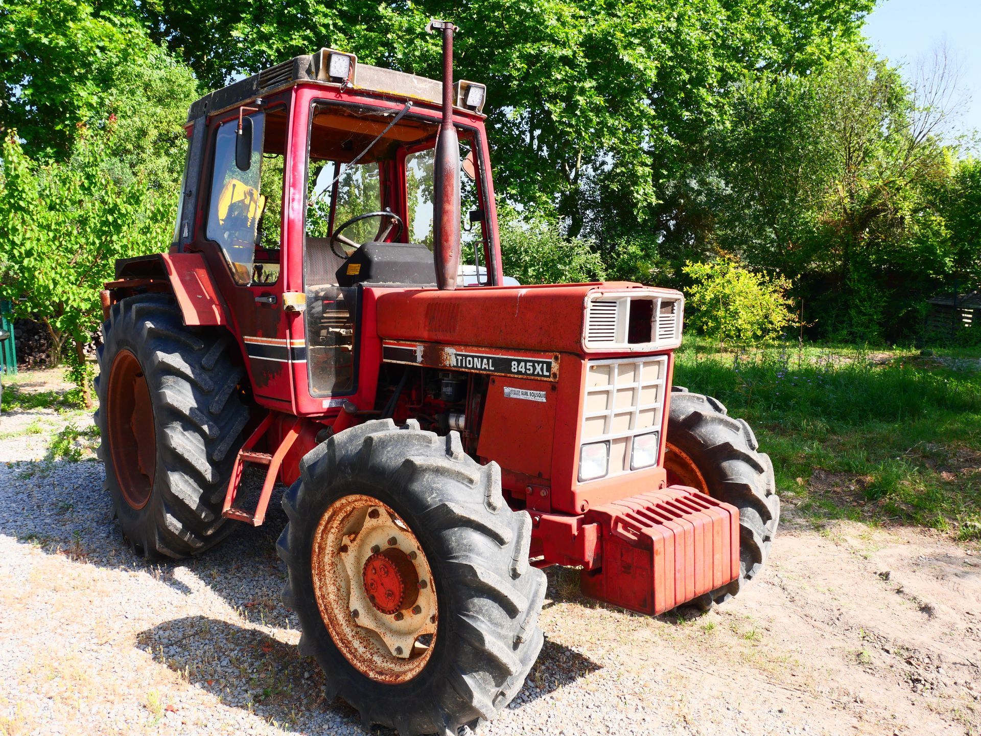 Un tracteur