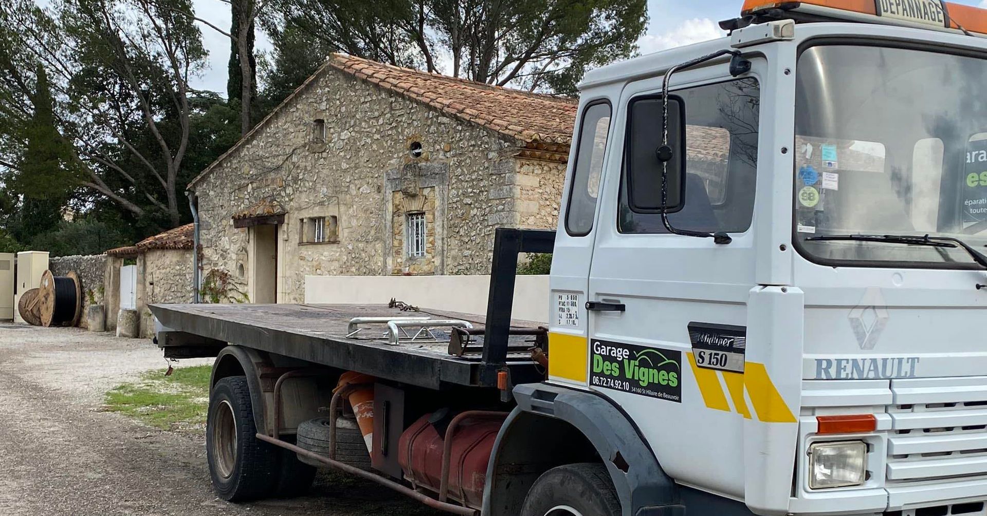 La dépanneuse du garage