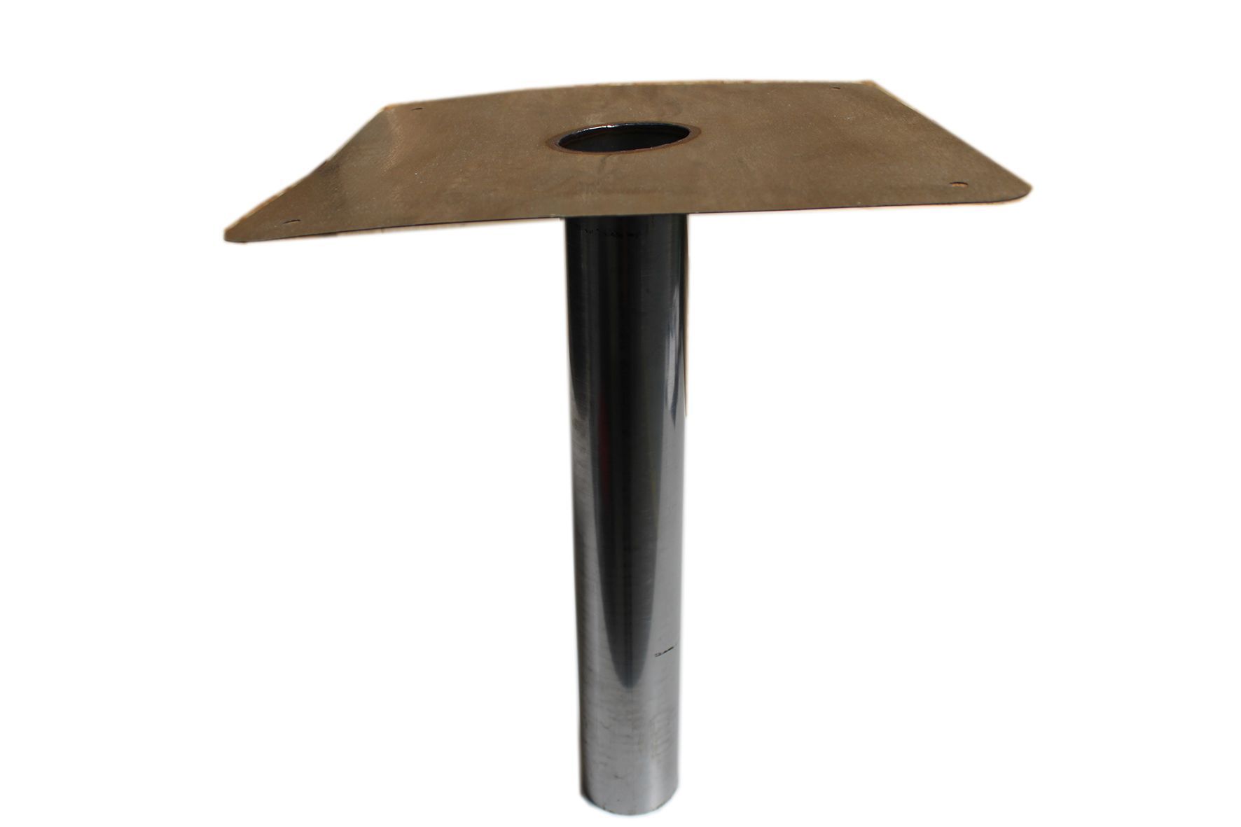 Dachwasserauslauf_85Grad_rund_Stutzen_500mm - AARE STAHL GmbH