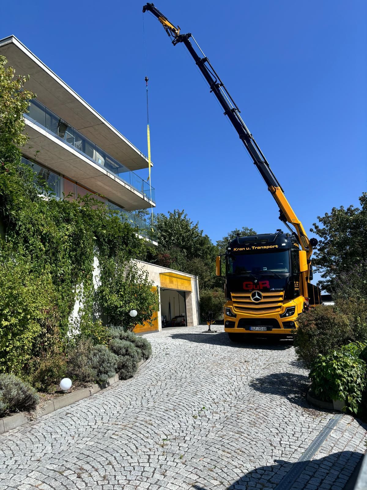 Kran am Haus