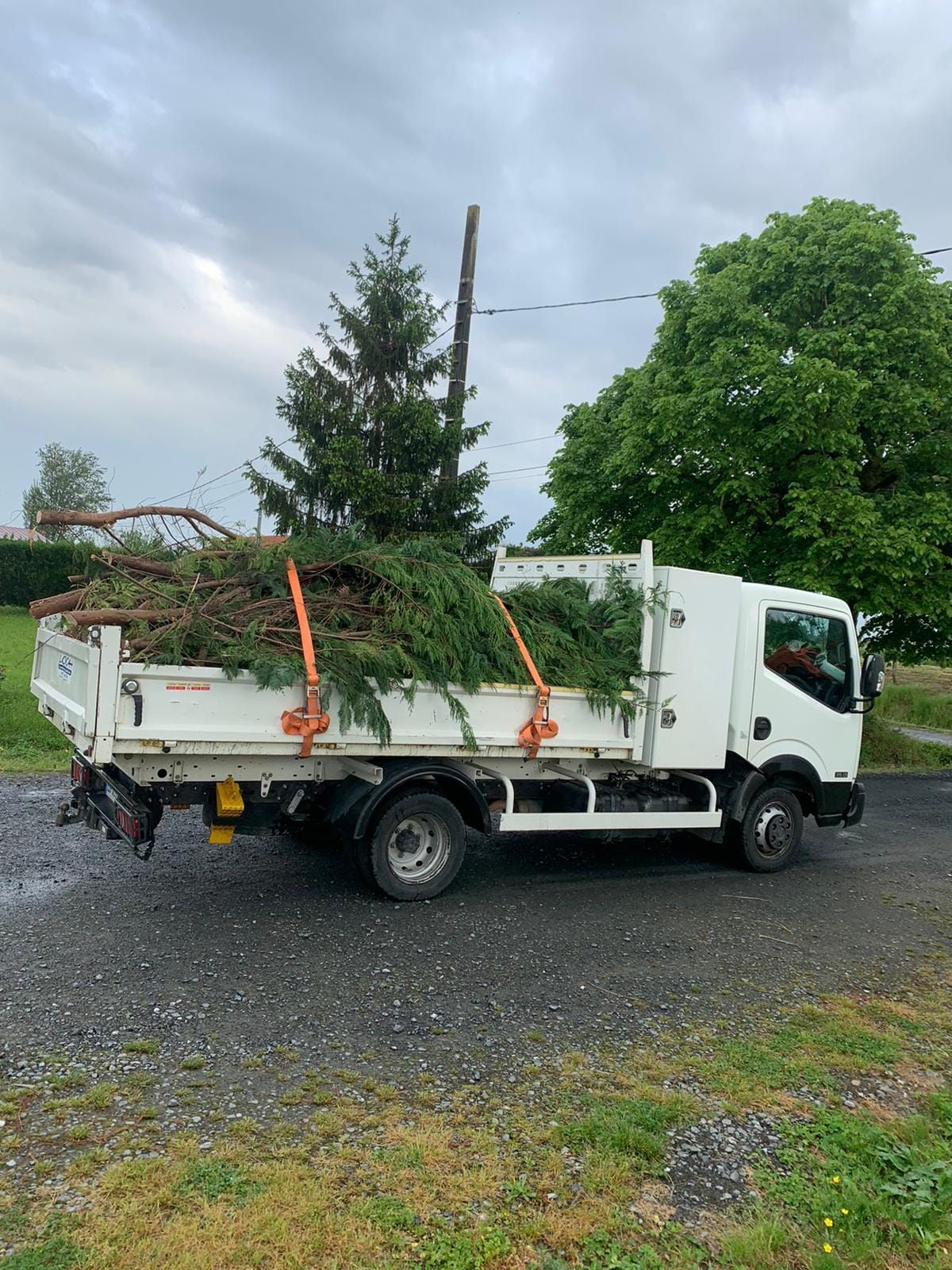 Évacuation des déchets végétaux