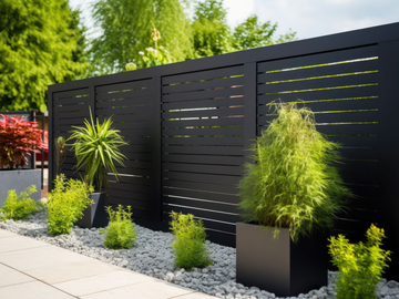 Patio moderne avec pergola