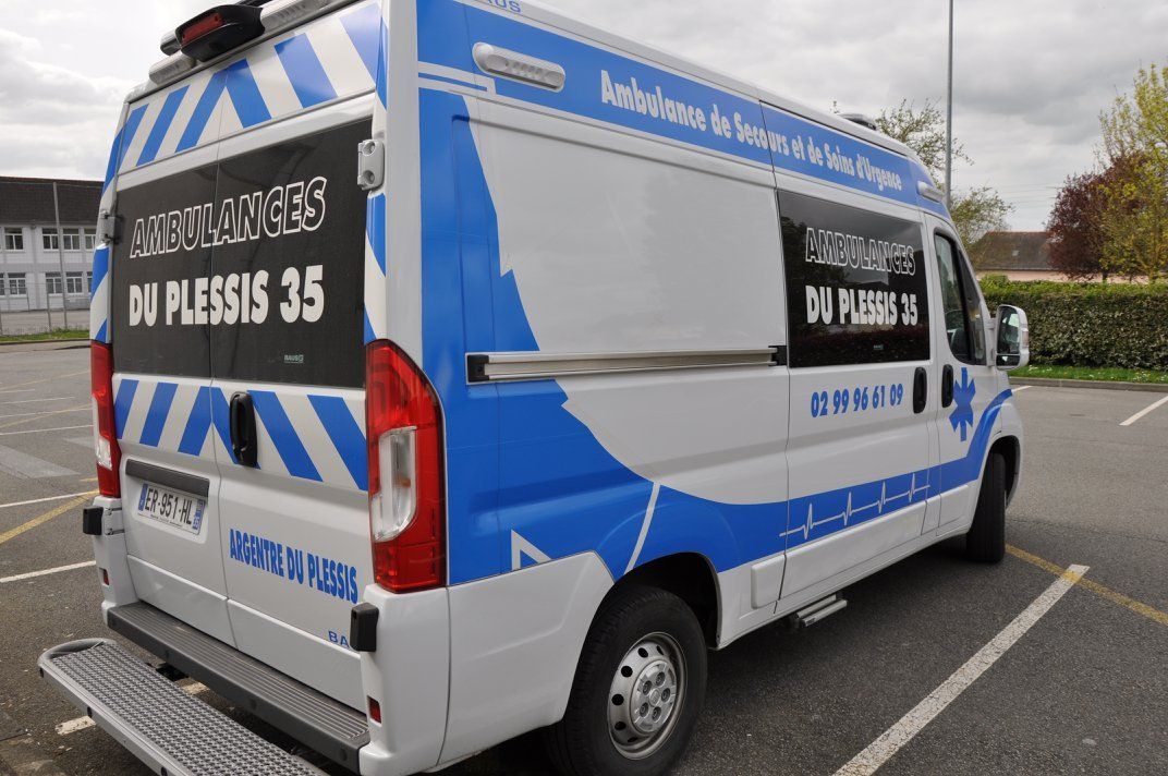 Notre ambulance à Argentré-du-Plessis