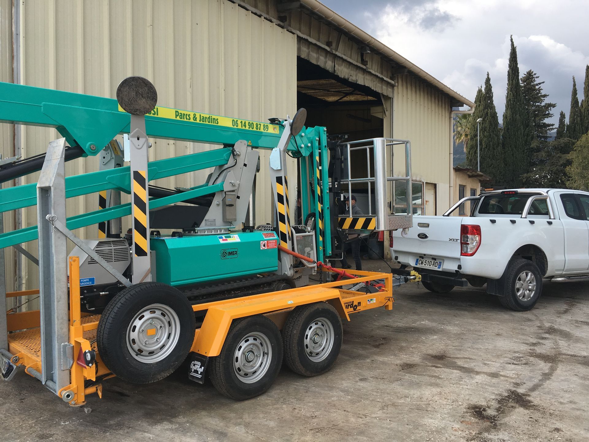 Porte palette en bois