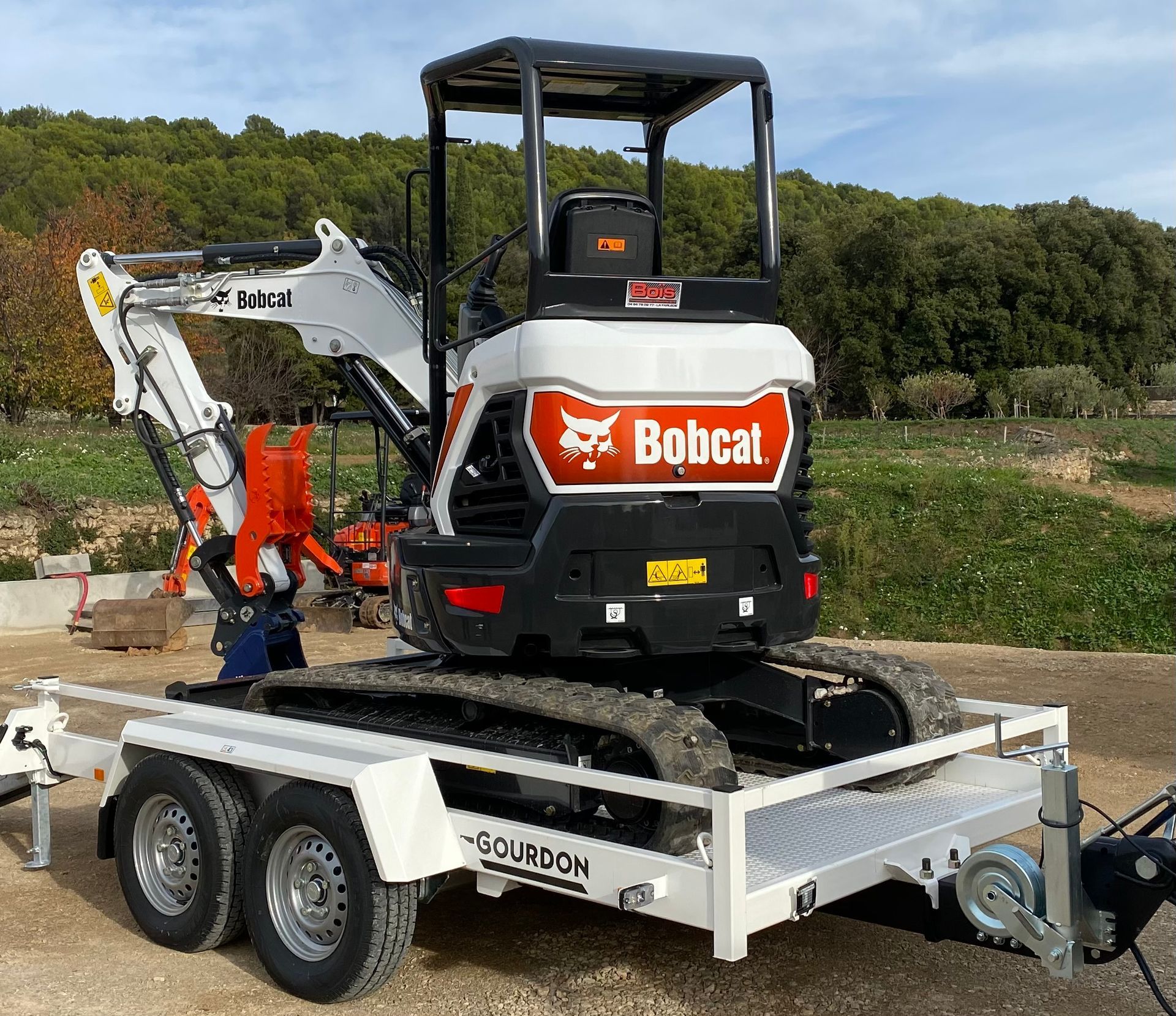 Remorque porte engins