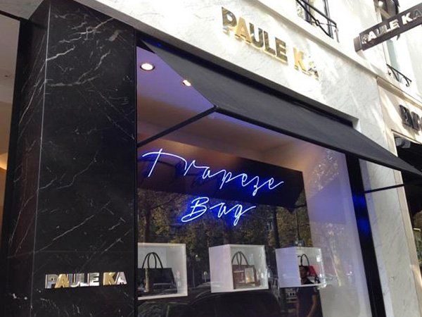 Vitrine d'un commerçant