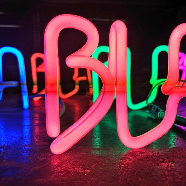 Néons multicolores