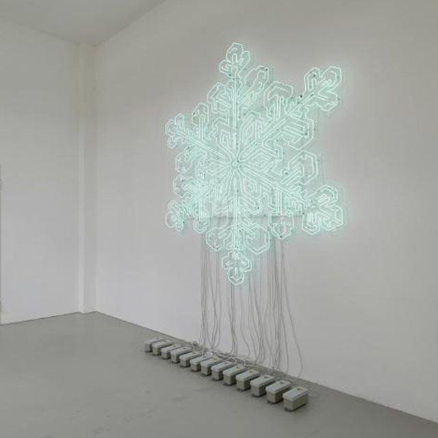 Réalisation artistique en néon