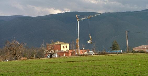 maçonnerie (entreprises) - grue chantier
