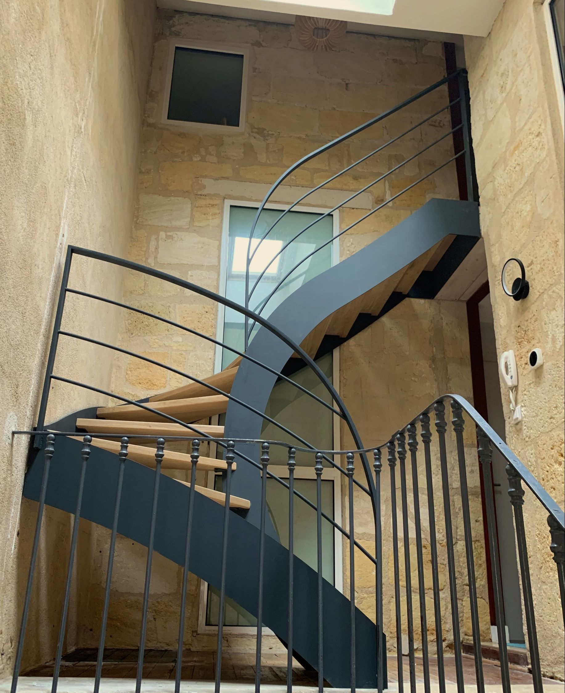 escalier style industriel