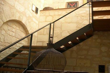 escalier moderne fer bois