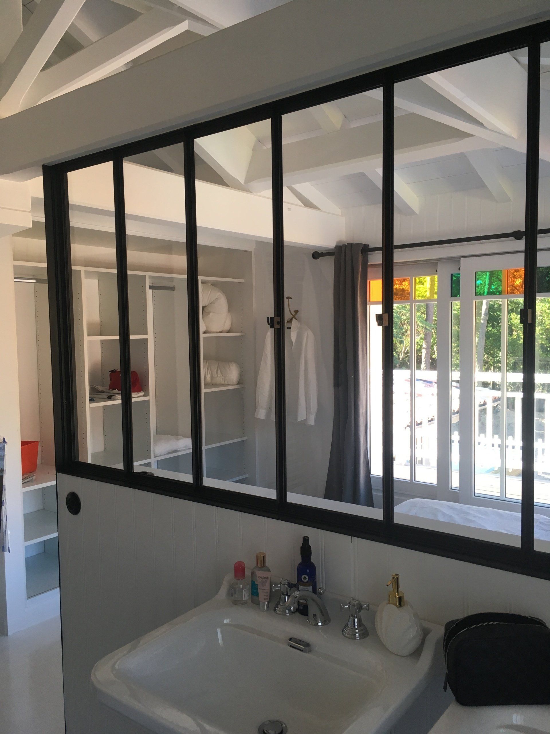 Verrière salle de bains