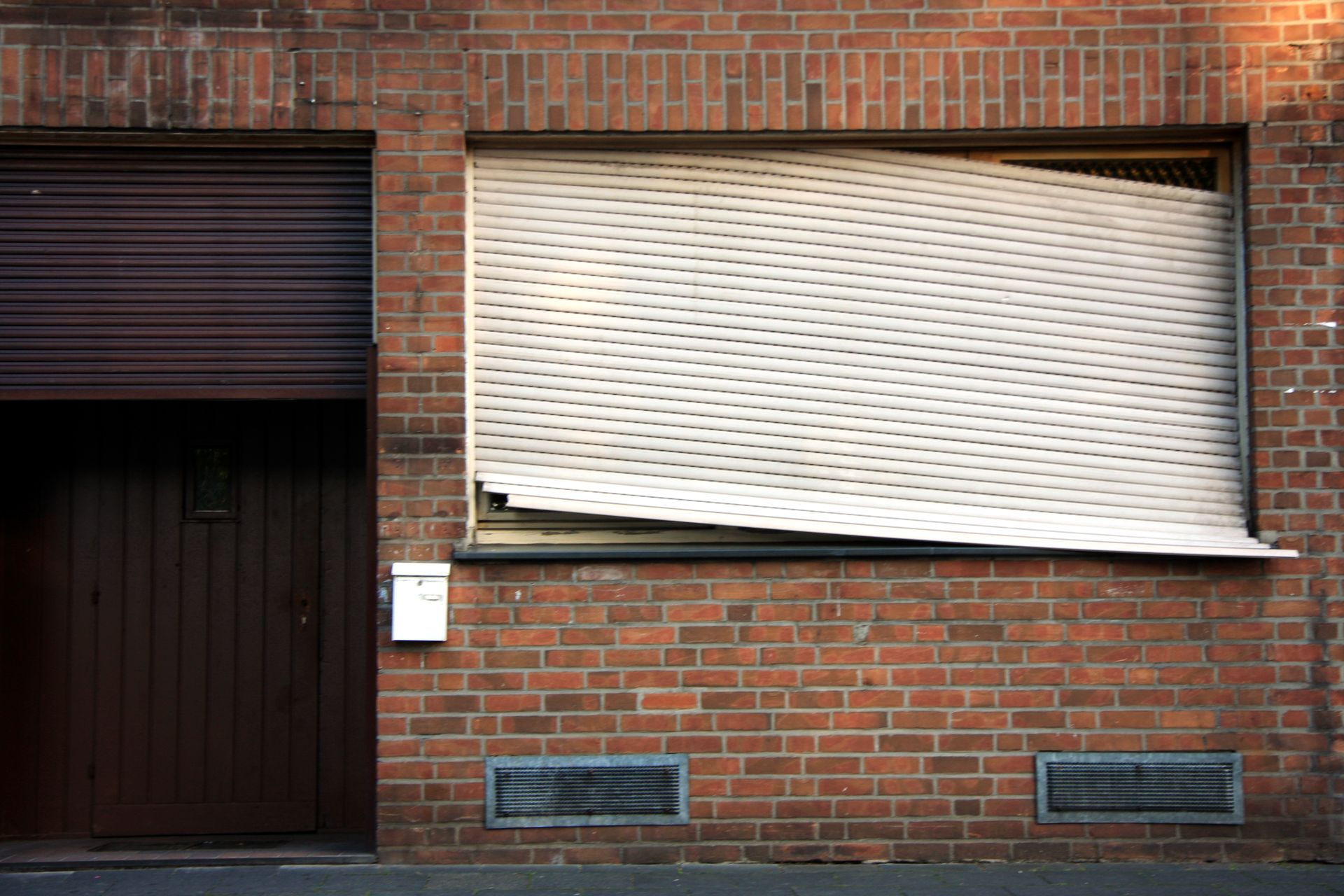 Volet roulant cassé