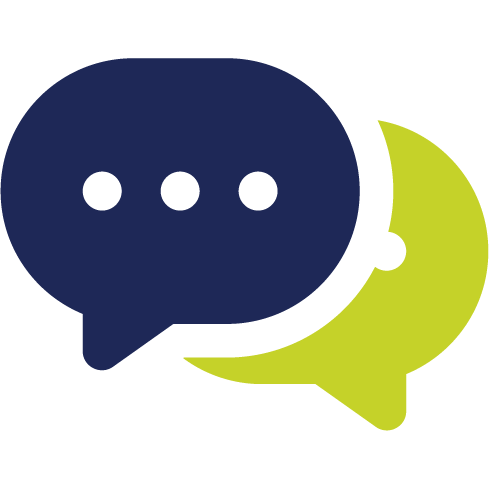 Deux bulles de dialogue superposées