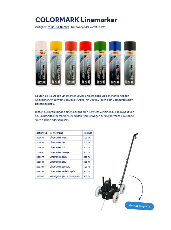 Colormark Linemarker